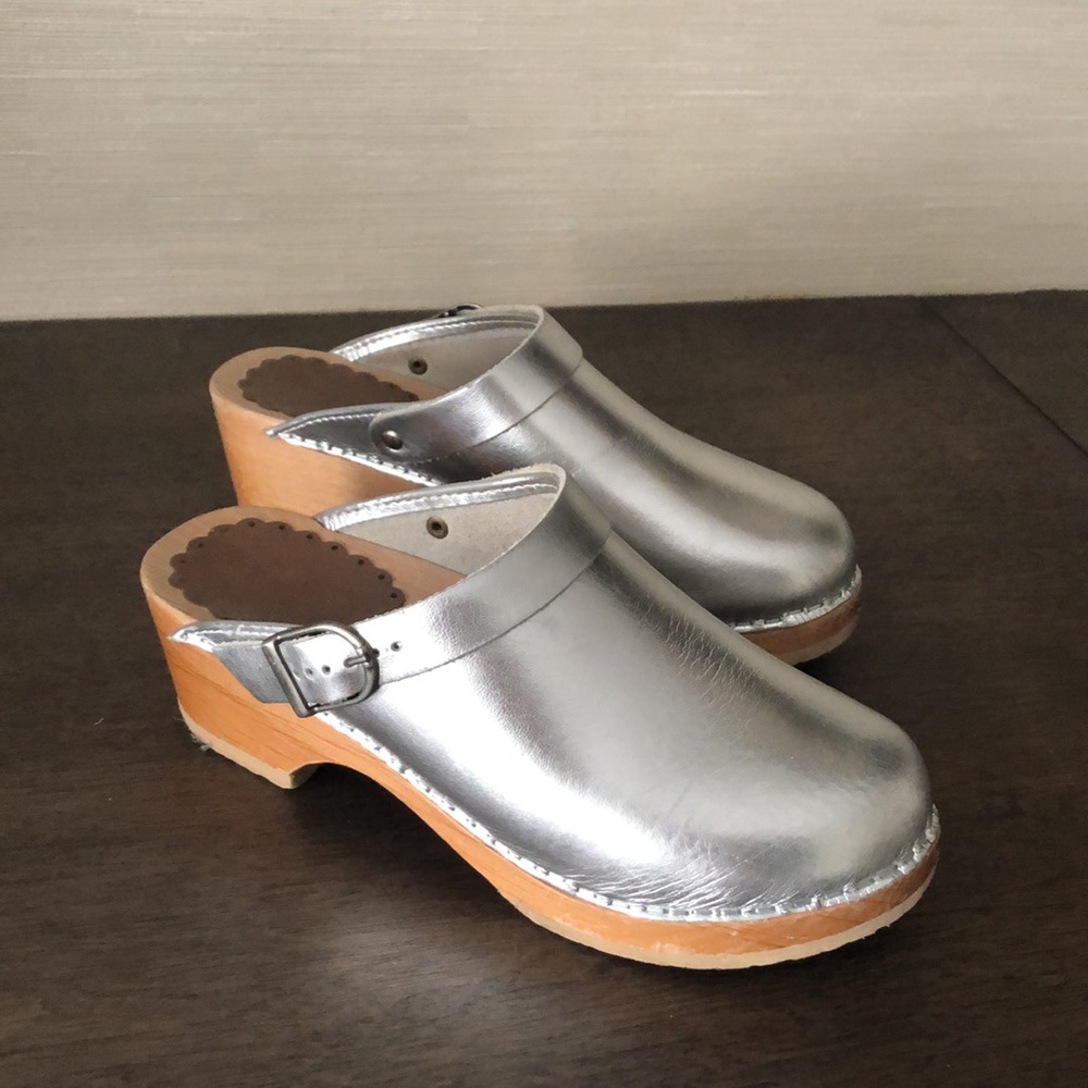 Silver Clogs